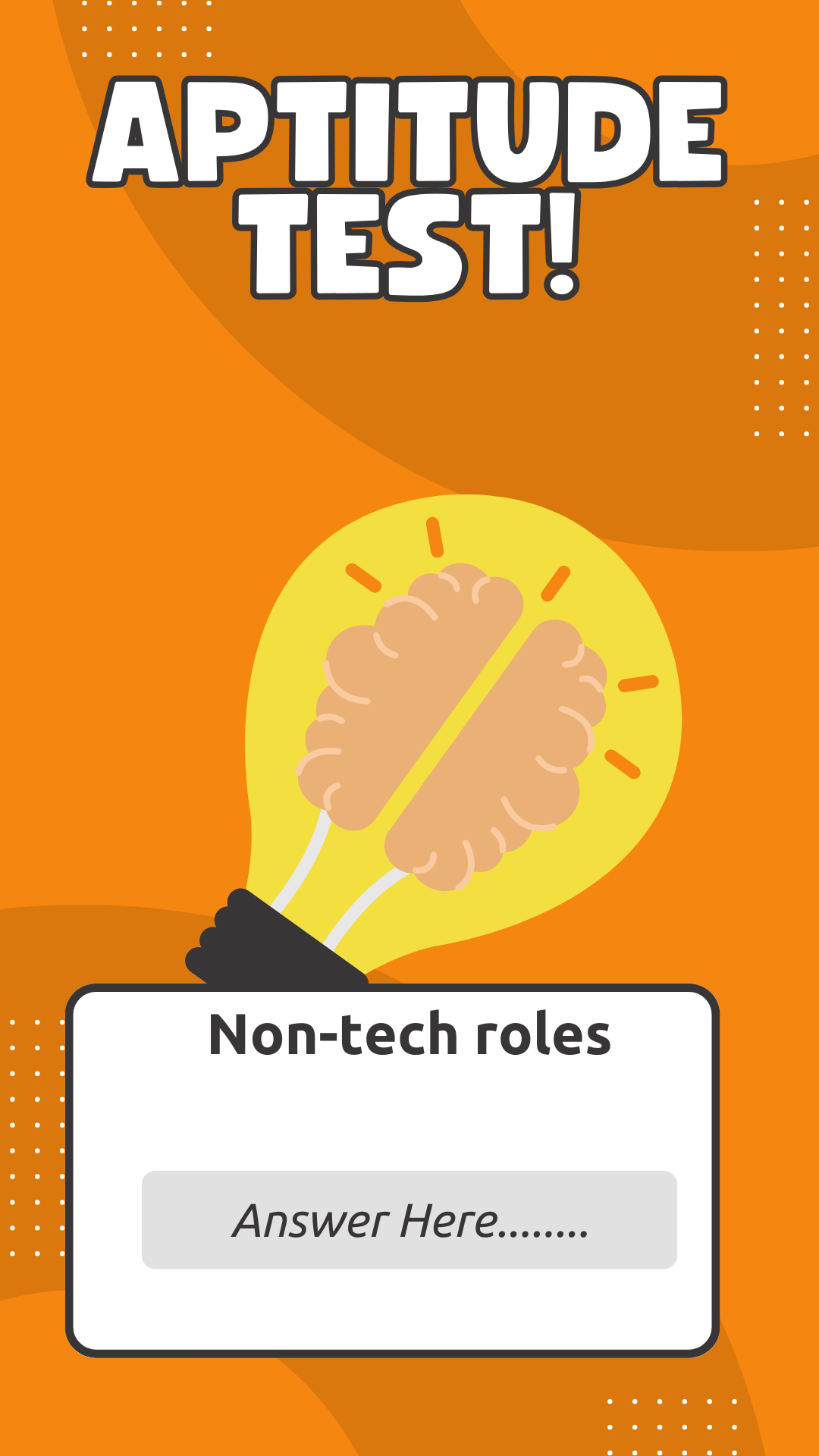 NON-TECH ROLES APTITUDE TEST 2024